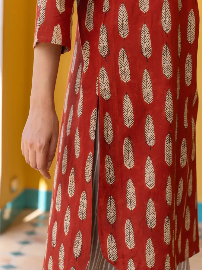 Aarti Block Printed Cotton Kurta