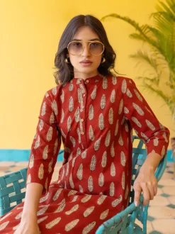 Aarti Block Printed Cotton Kurta