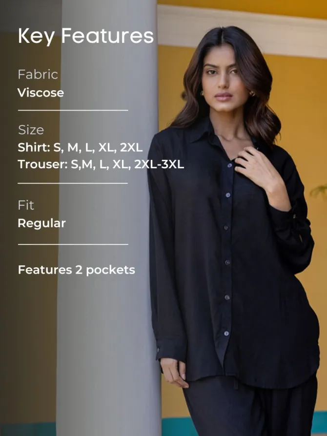 Aarya Black Co-ord Set of 2