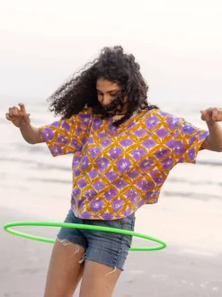 Advaya Hand Block Printed T-shirt