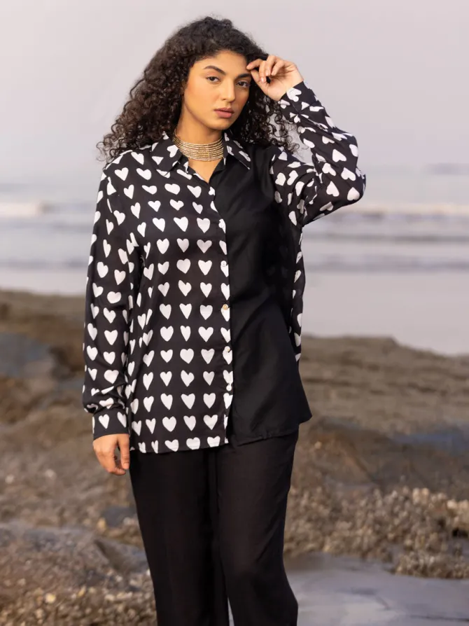 Adya Black Modal Shirt