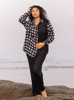 Adya Black Modal Shirt