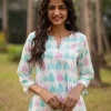 Aesha Block Printed Cotton Long Kurta