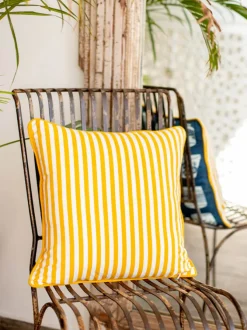 Aizome Cotton Cushion Cover - 16 Inch