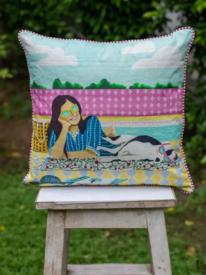 Always on the Go Cushion Cover - 16 Inch