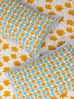 Ambuja Hand Block Printed Cotton Bed Sheet