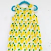 Ananaas Organic Cotton Block Printed Dress with a Pocket