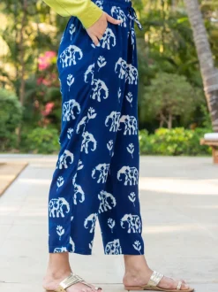 Aparajita Indigo Slub Co-ord Set of 2