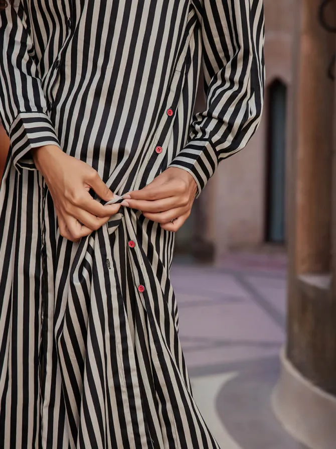 Atas Long Shirt Dress
