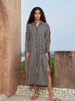 Atas Long Shirt Dress