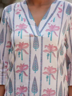 Atrani Block Printed Cotton Kurta