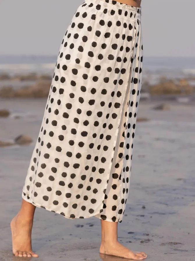 Audrey Black Polka Co-ord Set of 2