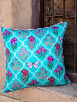 Bagh Cotton Cushion Cover - 16 Inch