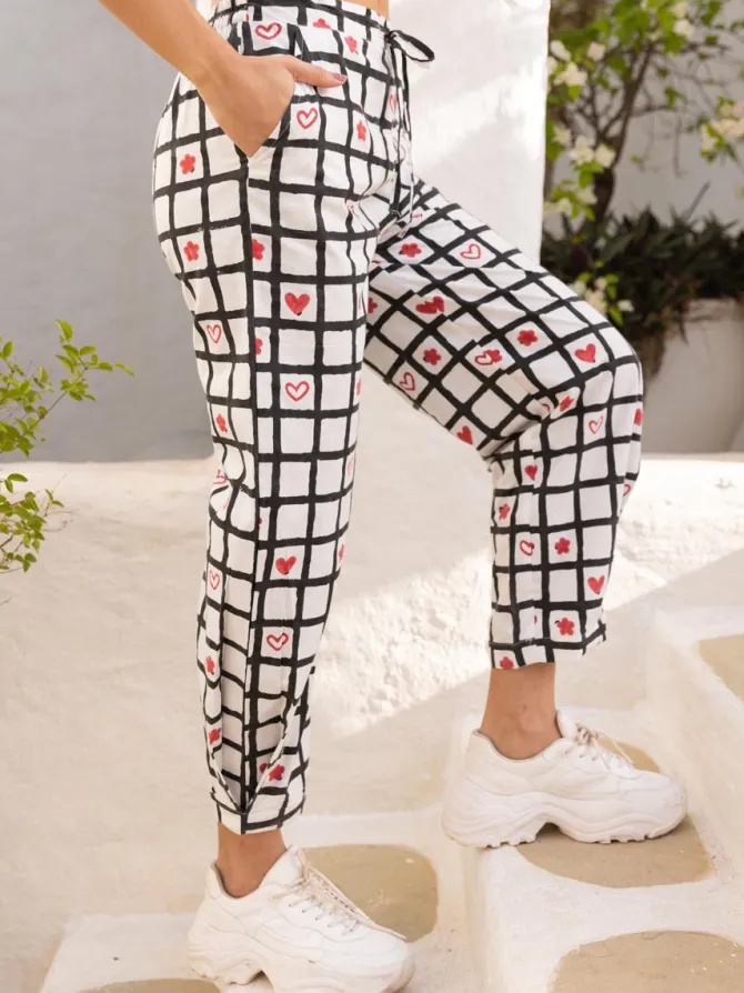 Bella Block Printed Cotton Co-ord Set of 2