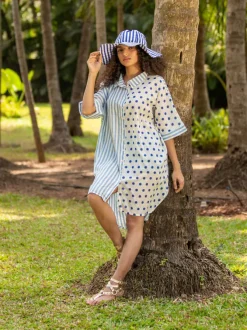 Bella Oversized Asymmetrical Cotton Long Shirt