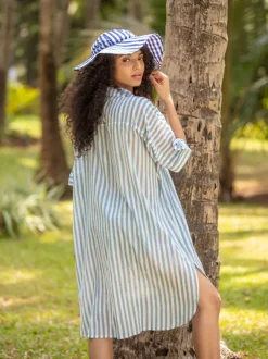 Bella Oversized Asymmetrical Cotton Long Shirt