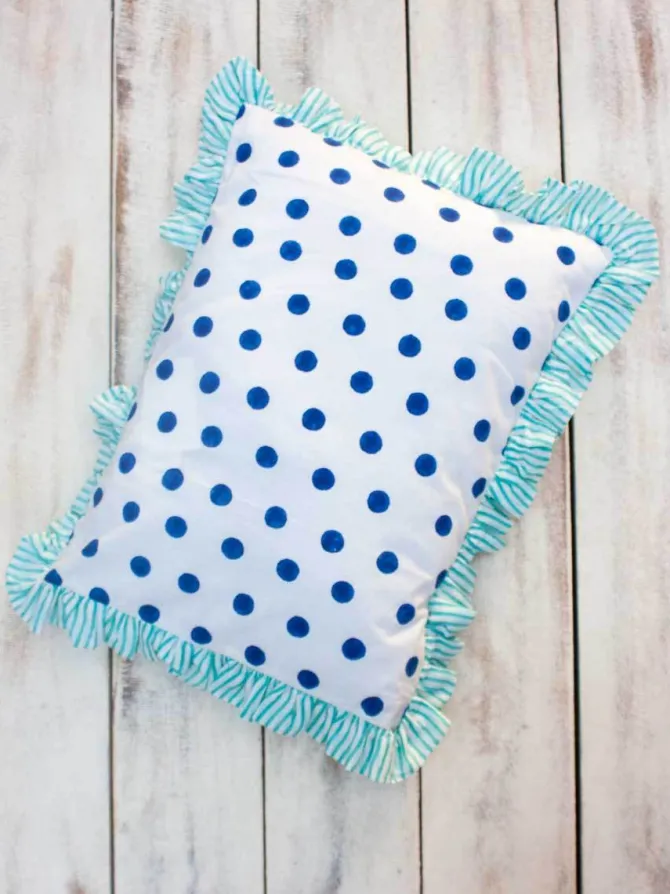 Big Polka Organic Cotton Infant Pillow Cover