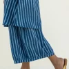 Blue Stripes Aladdin Pants