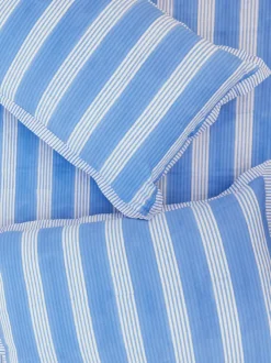 Blue Stripes Cotton Bedsheet