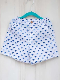 Blue Umbrella Organic Cotton Block Printed Shorts