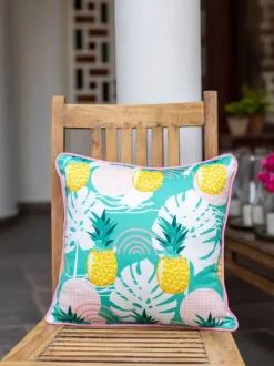 Bohemian Pineapple Cotton Cushion Cover - 16 Inch