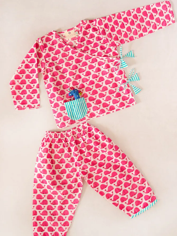 Bubbles Organic Cotton Angrakha Set