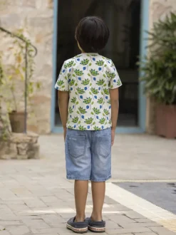 Champ Organic Cotton Block Printed T-shirt