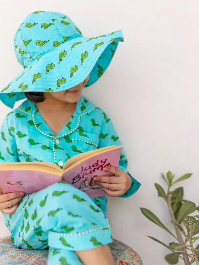 Chota Mithhu Block Printed Cotton Hat