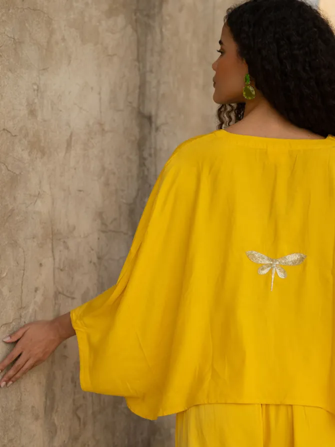 Crazy Eights Sequined Poncho Top
