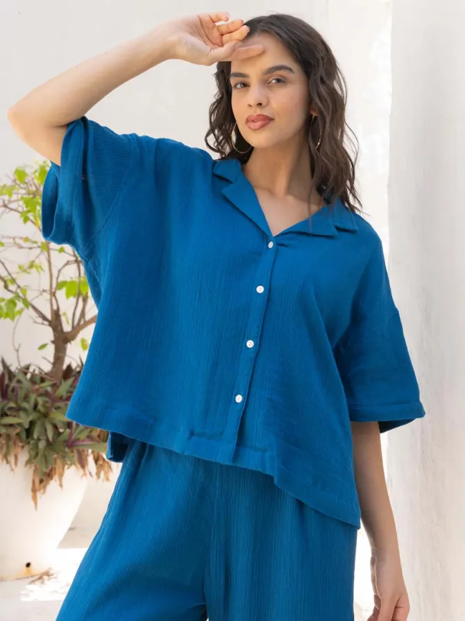 Diana Blue Co-ord Set of 2