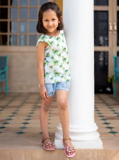 Dino Organic Cotton Top & Shorts Set
