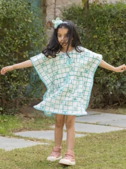 Dora Organic Cotton Block Printed Kaftan