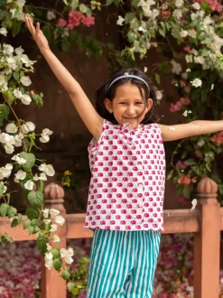 Ella Organic Cotton Printed Top