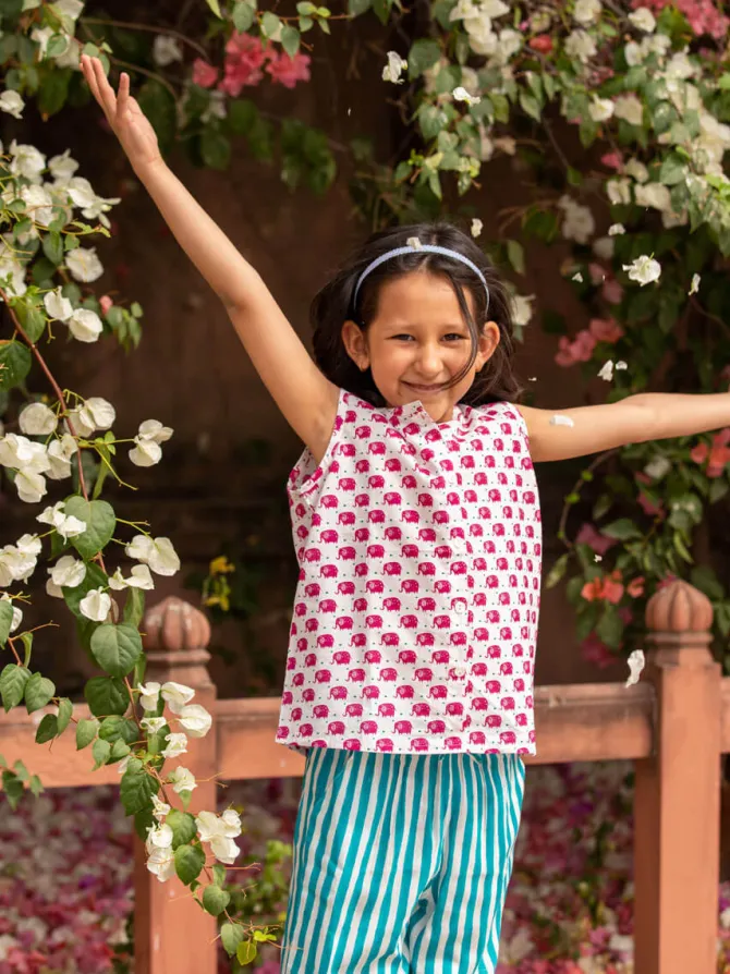Ella Organic Cotton Printed Top