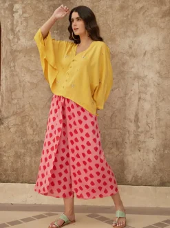 Eve Poncho and Wrap Around Palazzo Set
