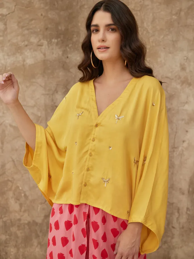 Eve Poncho and Wrap Around Palazzo Set