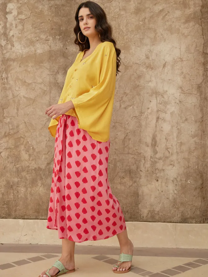 Eve Poncho and Wrap Around Palazzo Set