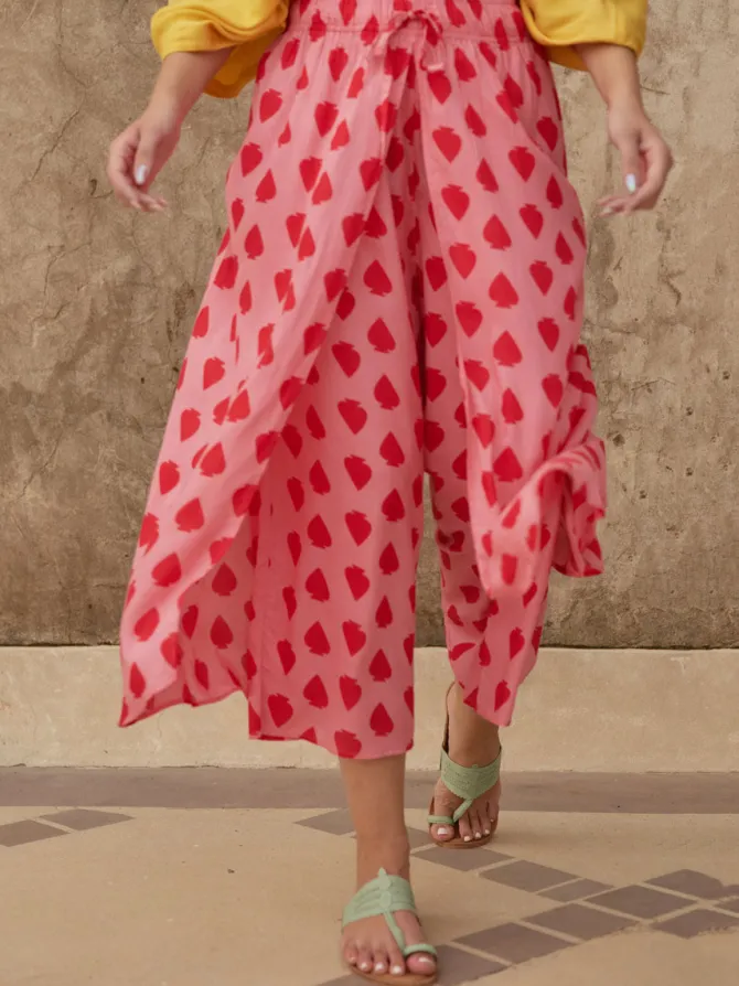 Eve Poncho and Wrap Around Palazzo Set