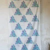 Fields of Lavender Block Printed Cotton Curtain