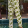 Fiore Green Folded Pants