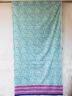 Firefly Block Printed Cotton Curtain