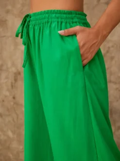 Forest Green Palazzo Pants
