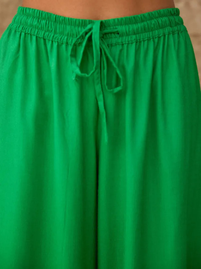 Forest Green Palazzo Pants