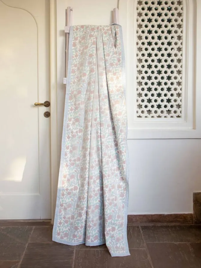 Fruit of Paradise Block Printed Muslin Dohar