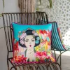 Geiko Cotton Cushion Cover - 16 Inch