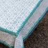 Geometrical Block Printed Cotton Table Cover
