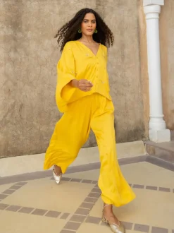 Golden Hour Poncho & Palazzo Set