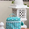 Haathi Block Printed Cotton Vanity Case