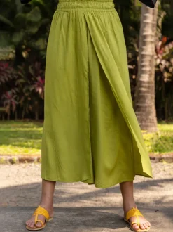 Hanoi Green Wrap-around Pants