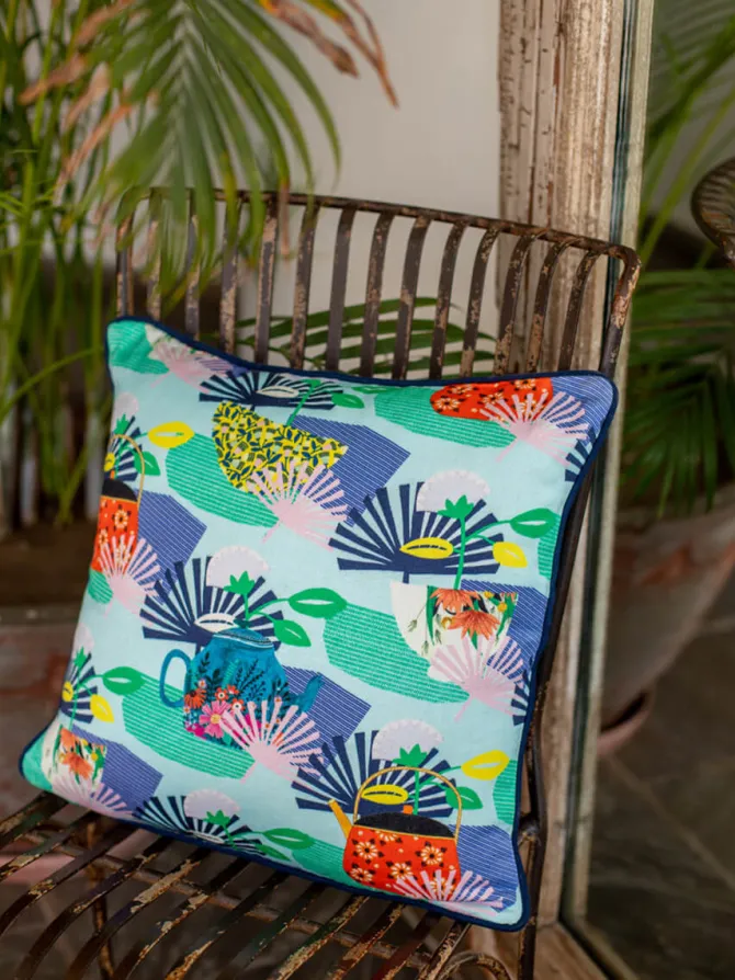 Haru Cotton Cushion Cover - 16 Inch